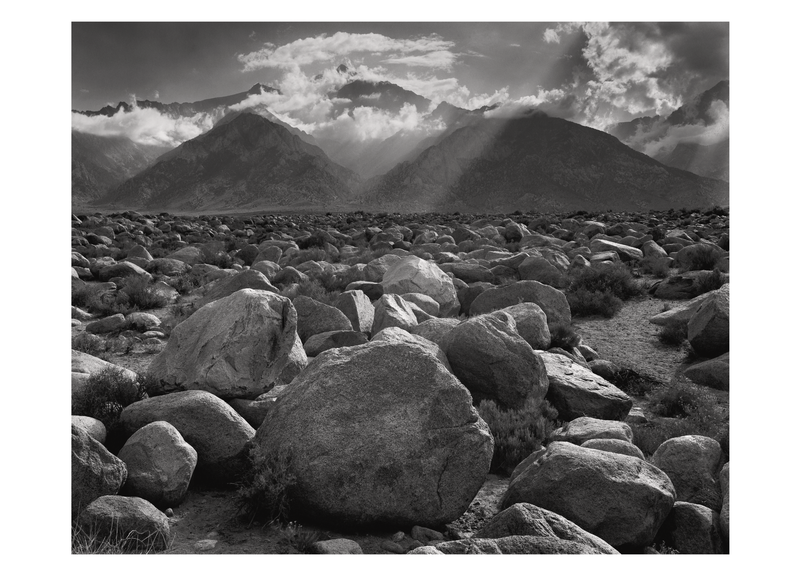 MT. WILLIAMSON - ANSEL ADAMS SMALL MATTED REPRODUCTION