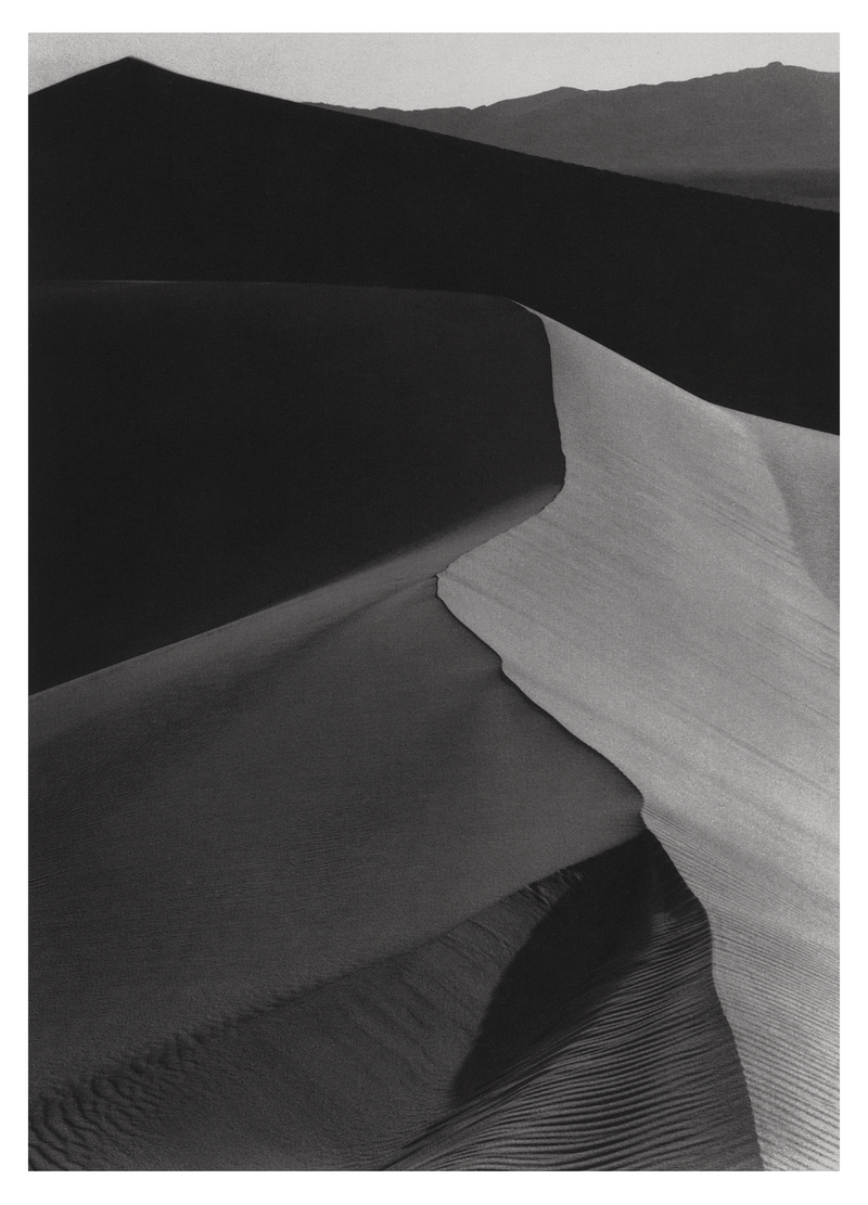 SAND DUNES, SUNRISE - ANSEL ADAMS NOTE CARD