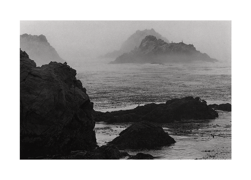 SHORELINE IN FOG - ANSEL ADAMS NOTECARD