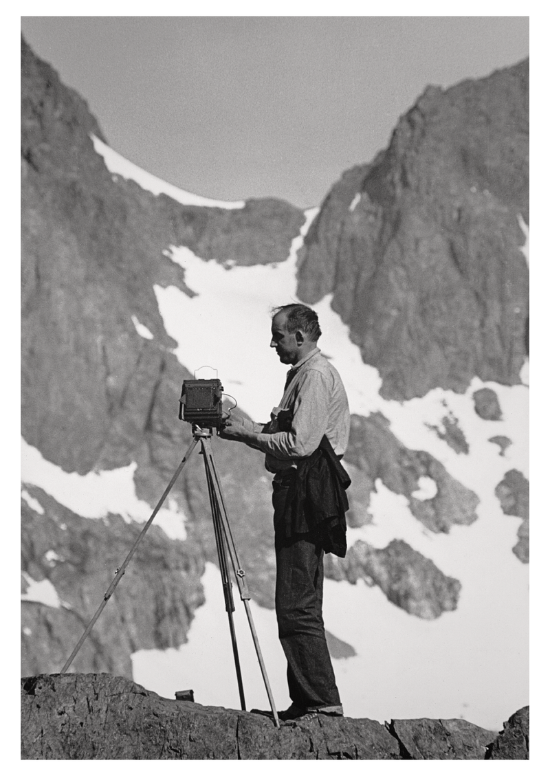 ANSEL ADAMS IN YOSEMITE VALLEY - IMOGEN CUNNINGHAM NOTE CARD