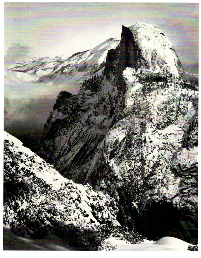 HALF DOME, WINTER - ANSEL ADAMS NOTE CARD