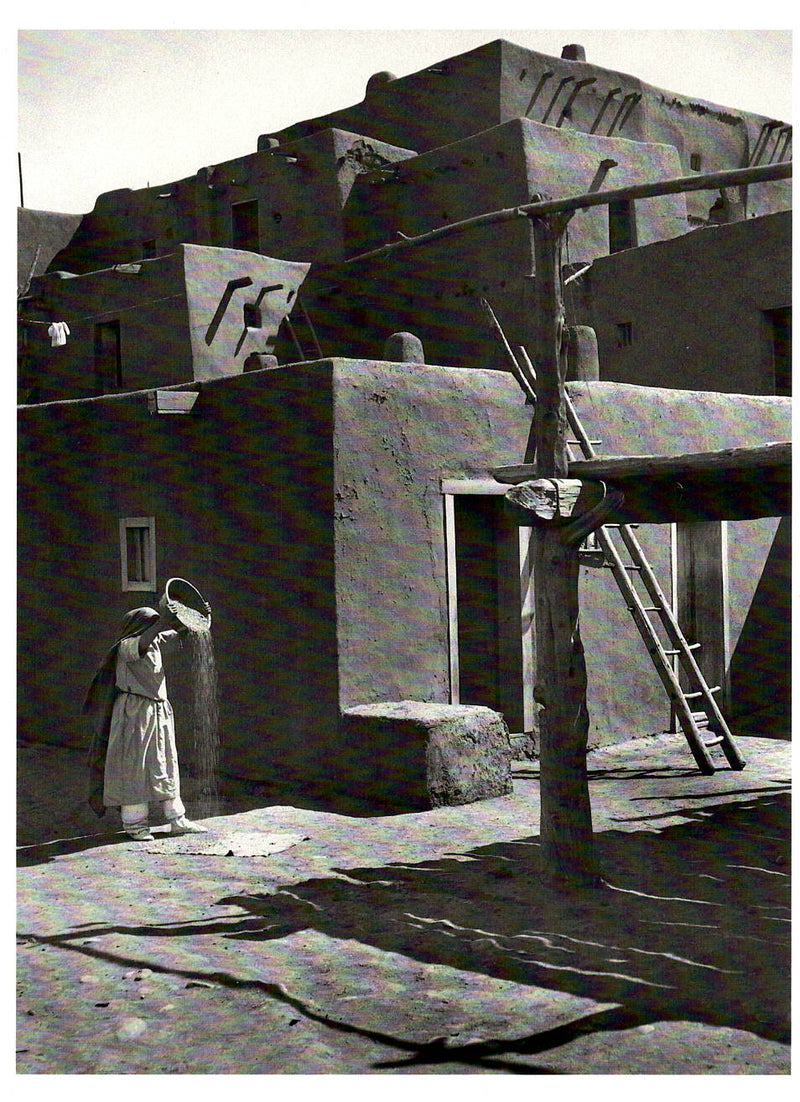 WINNOWING GRAIN - ANSEL ADAMS NOTE CARD