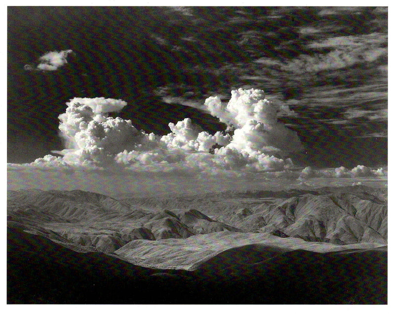 THUNDERHEADS, ANZA-BORREGO - ANSEL ADAMS NOTE CARD