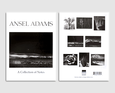 "A COLLECTION OF NOTES" - ANSEL ADAMS BOXED NOTE CARD ASSORTMENT