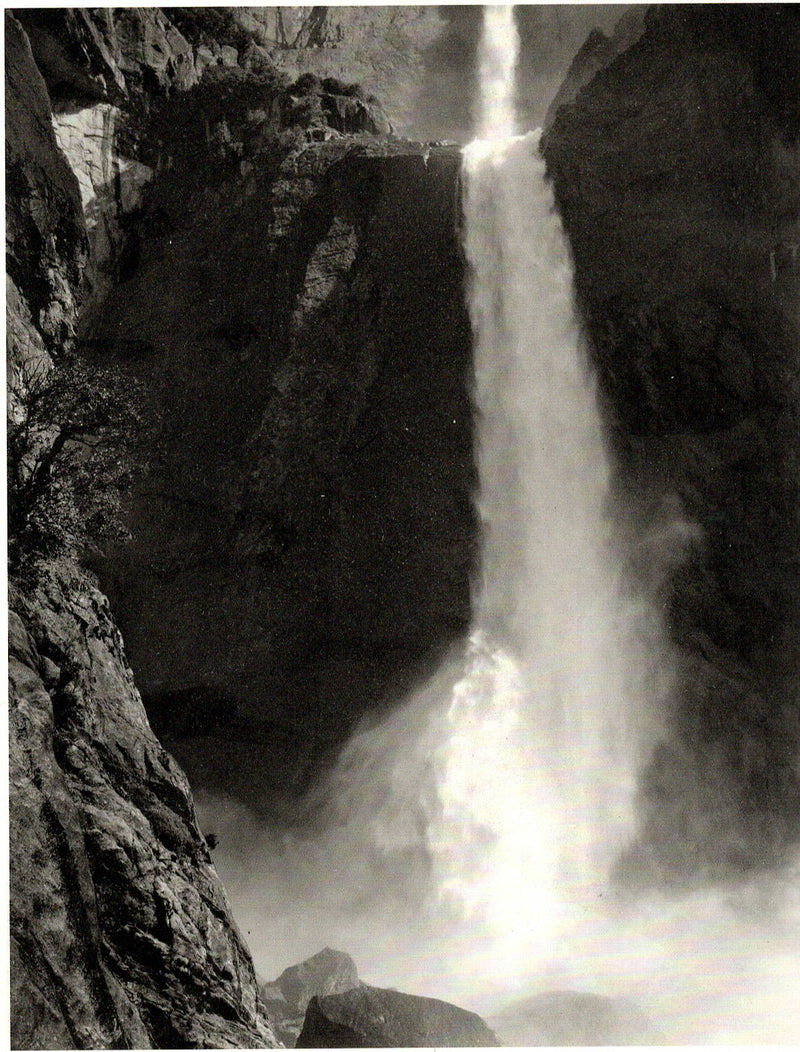 LOWER YOSEMITE FALL - ANSEL ADAMS SMALL POSTCARD