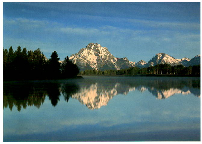 TETON RANGE, SNAKE RIVER - ALAN MAJCHROWICZ HOLIDAY CARD