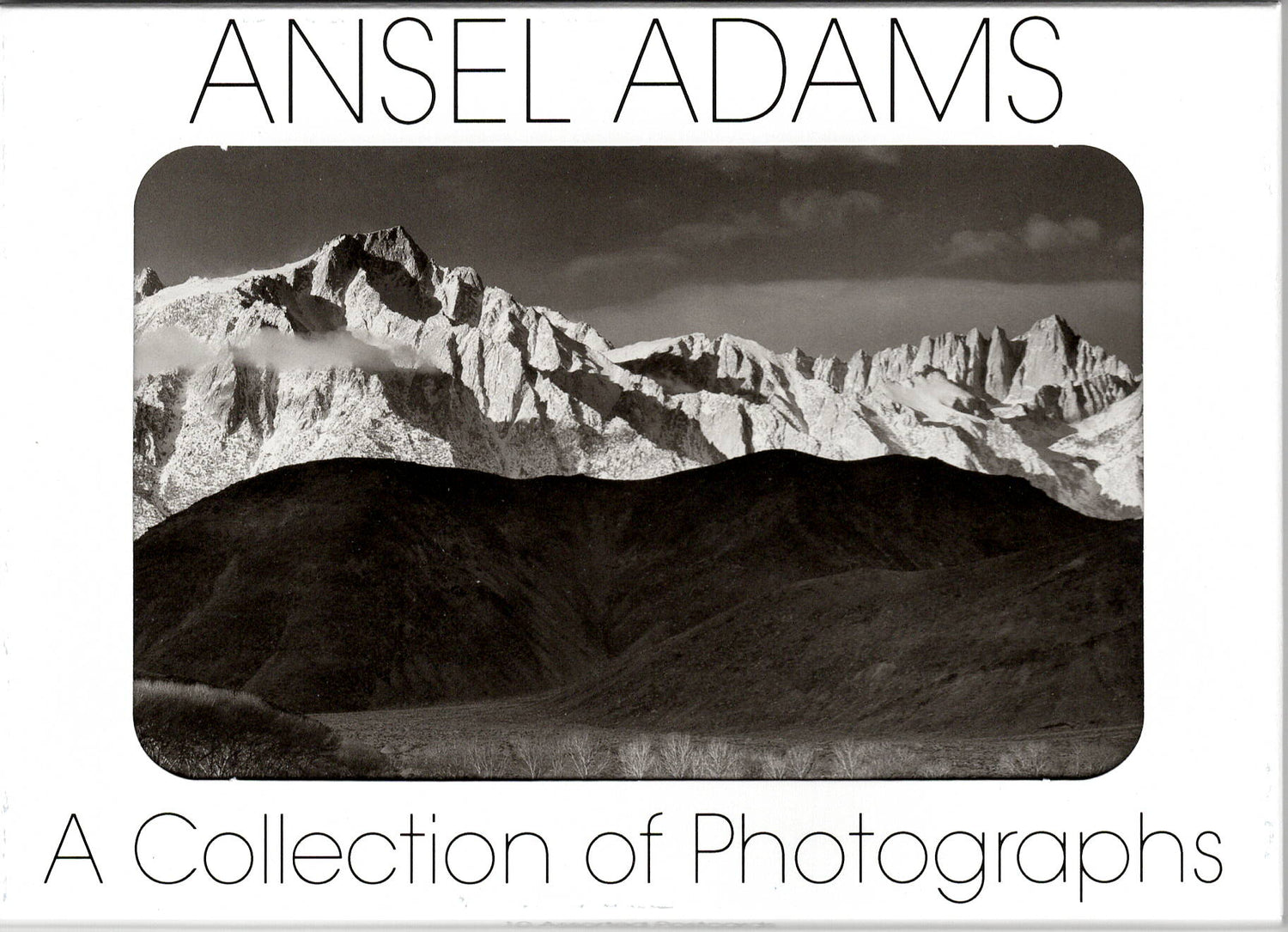 "A COLLECTION OF PHOTOGRAPHS" - ANSEL ADAMS SMALL POSTCARD SET (10 ASSORTED POSTCARDS)