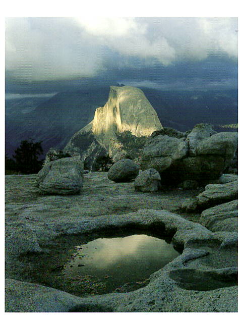 STORM LIGHT ON HALF DOME- HOWARD WEAMER NOTE CARD