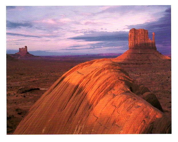 LATE EVENING - ANSEL ADAMS SMALL COLOR MATTED REPRODUCTION