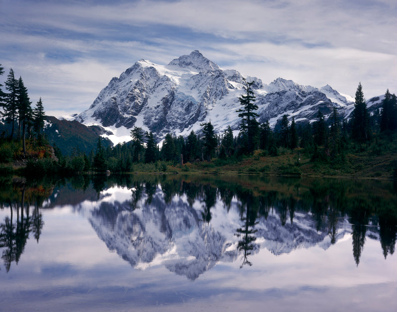 MT. SHUKSAN & PICTURE LAKE - ALAN MAJCHROWICZ NOTE CARD