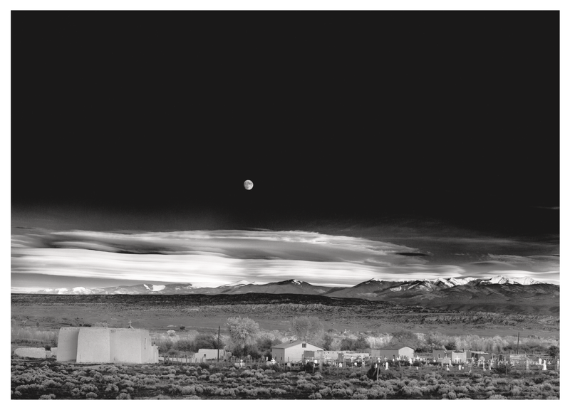 MOONRISE, HERNANDEZ - ANSEL ADAMS HOLIDAY CARD