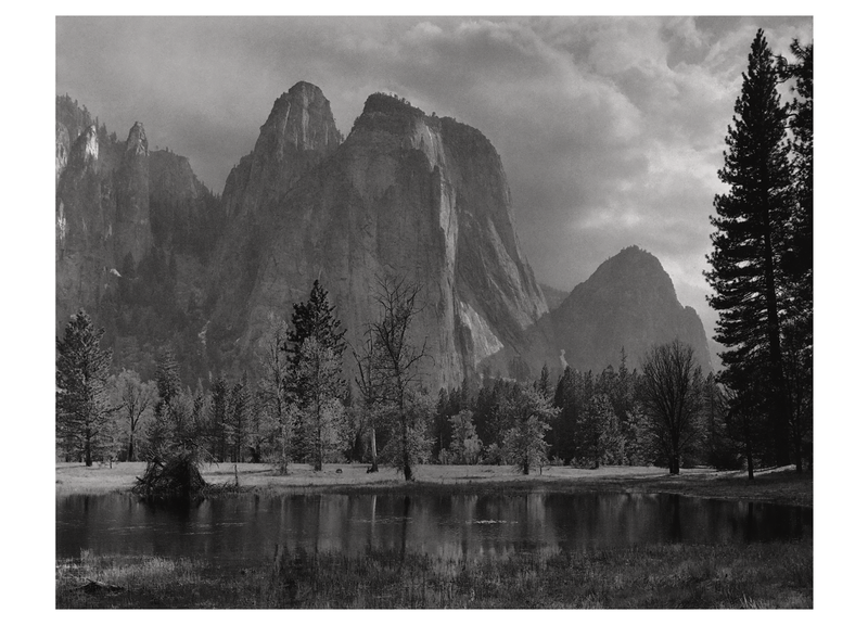 CATHEDRAL ROCKS - ANSEL ADAMS NOTE CARD