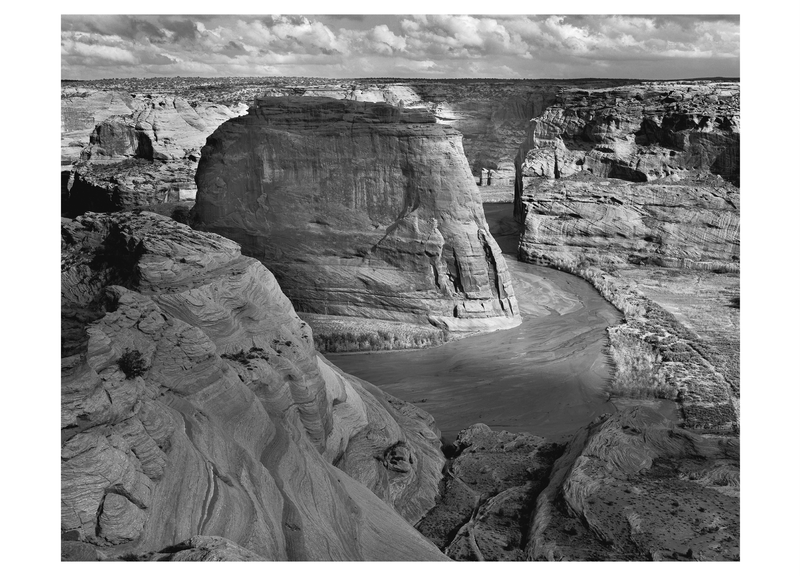 CANYON DE CHELLY - ANSEL ADAMS SMALL MATTED REPRODUCTION