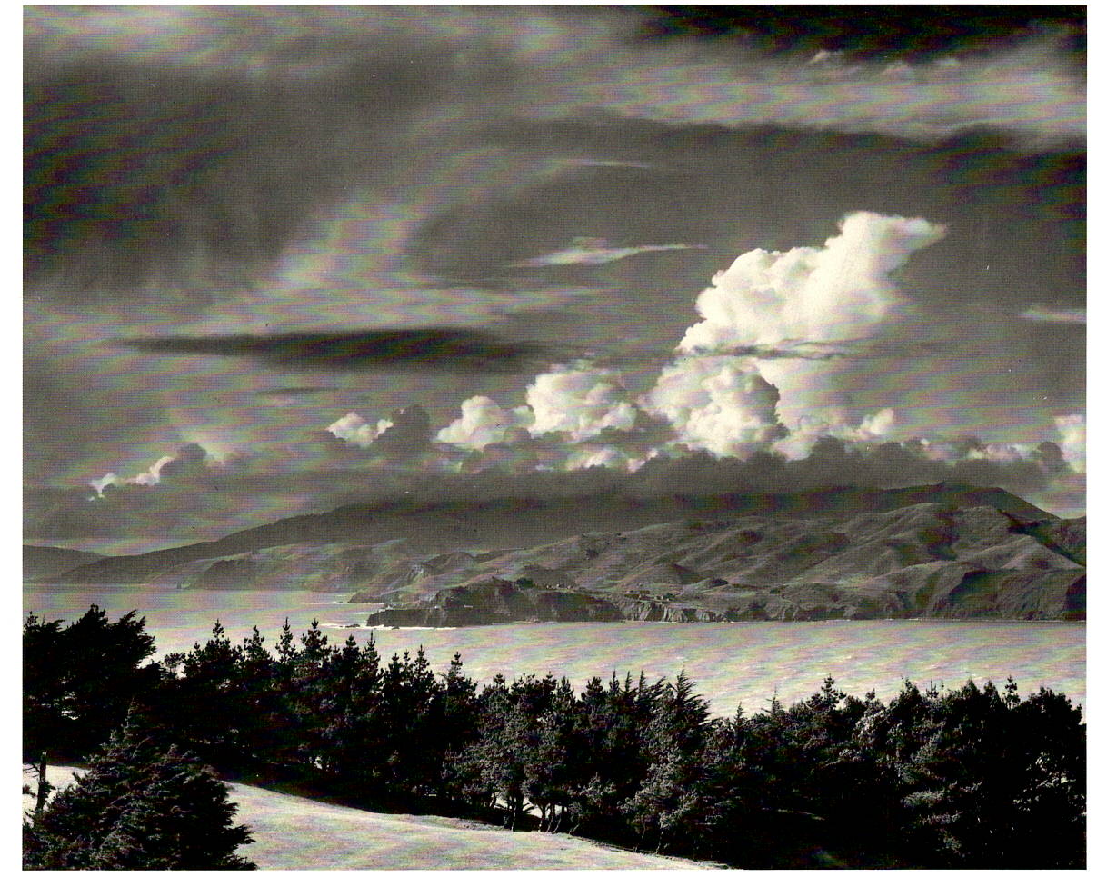 GOLDEN GATE HEADLANDS - ANSEL ADAMS NOTE CARD