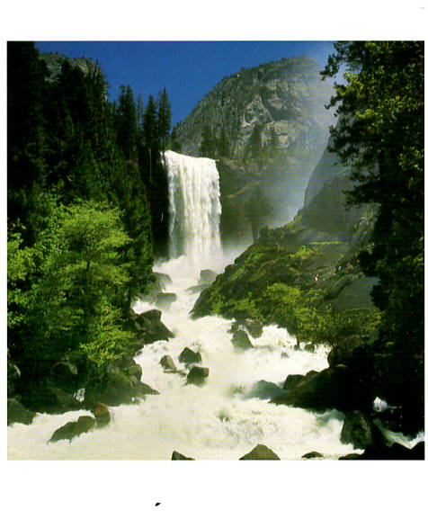 VERNAL FALL - E. LOREN SODERBERG NOTE CARD