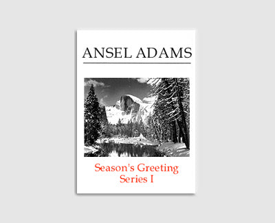 "SEASON'S GREETINGS"  SERIES I - ANSEL ADAMS BOXED HOLIDAY CARD ASSORTMENT